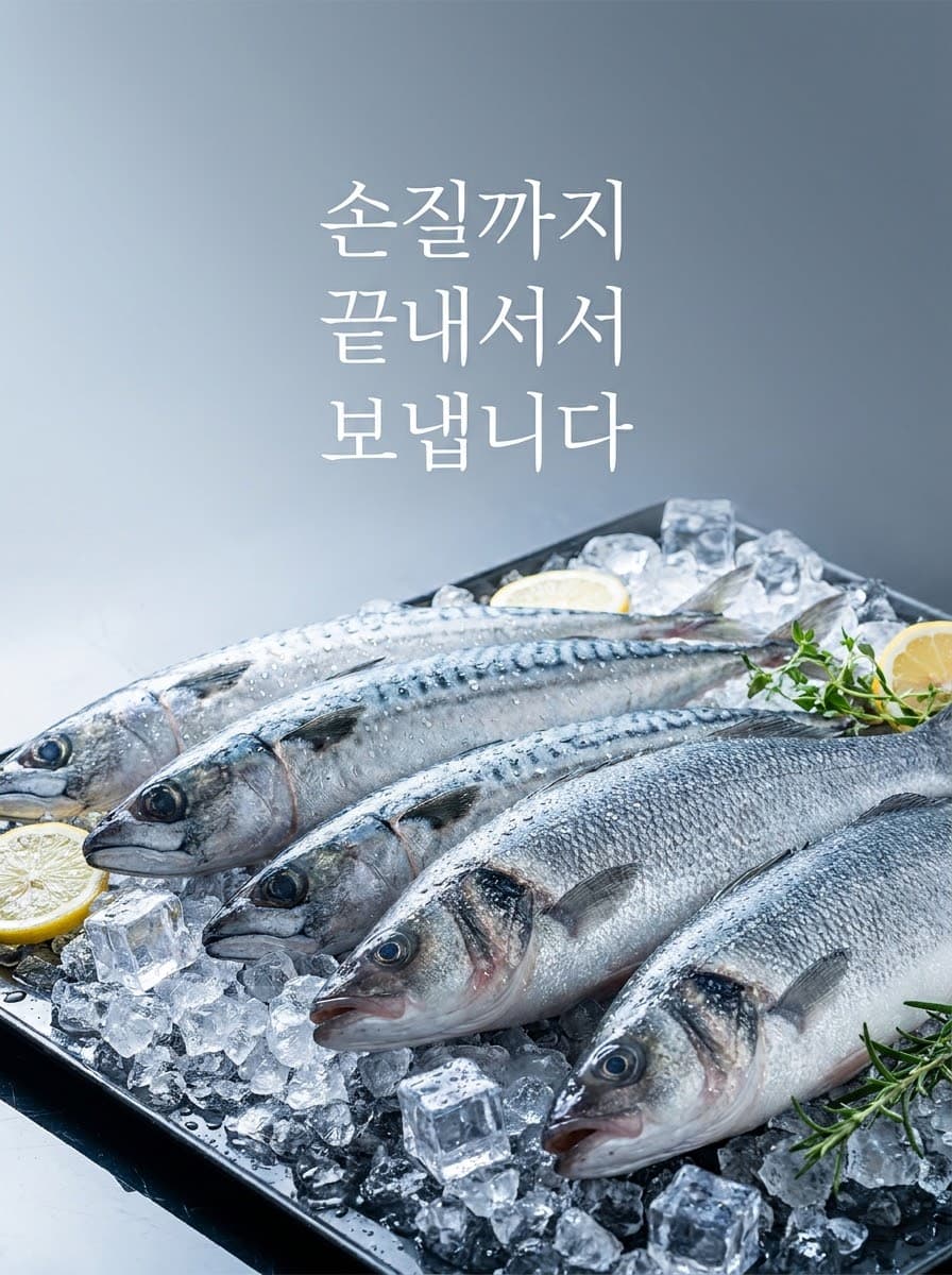 손질까지 끝내서 보냅니다